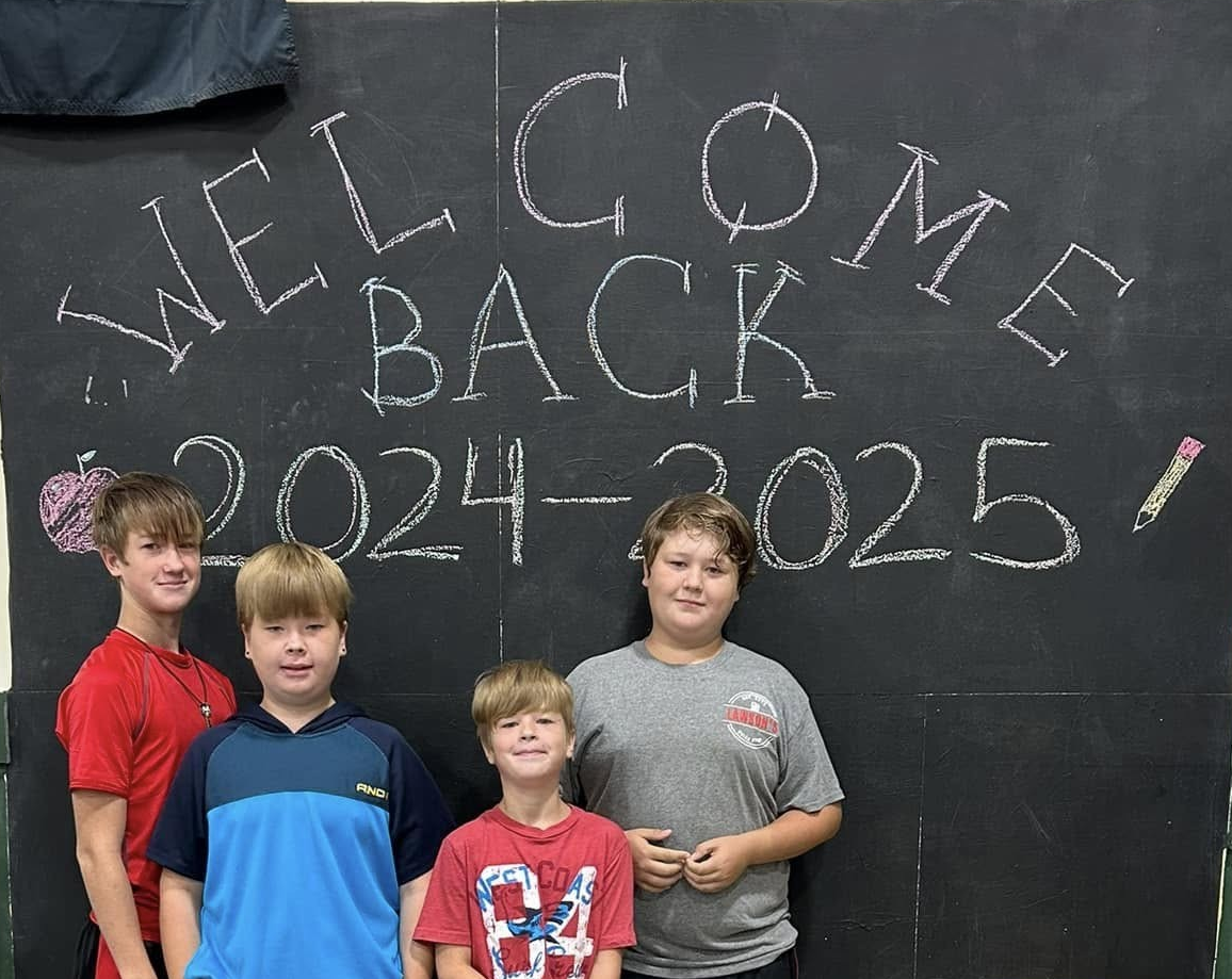 Children at Atchison After School Club back to school event 2024-2025